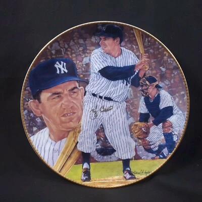 Vintage Yogi Berra Gartlan AUTOGRAPHED Commemorative Plate-Number 249 of 10,000! - Image 1 of 4