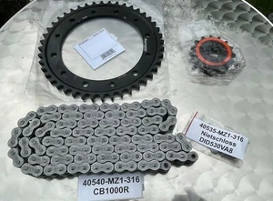 Chainset for Honda CB 1000 R, CB1000R, SC60, 16-44-116, Chain Kit, X-Ring DID - Picture 1 of 8