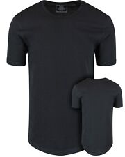 ShirtBANC Hipster Hip Hop Elong Drop Cut Mens Shirt Longline Dropcut Tshirt