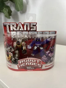 Hasbro Transformers - Robot Heroes - GRIMLOCK & SHOCKWAVE - 2006 - Picture 1 of 5