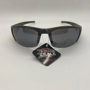 Mops Herren Sonnenbrille mit Seitenschutz Camouflage bruchsicher Jagd 100 % UV-Schutz - Bild 1 von 8