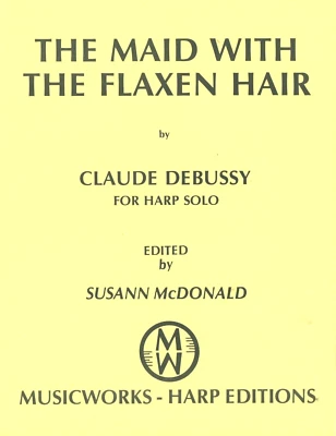 The Maid With The Flaxen Hair Sheet Music Harp Solo 1982 Debussy Susann McDonald - Image 1 of 3