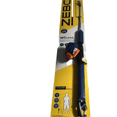 Zebco Kids Fishing Pole Wilder Spincast Reel Fishing Pole Rod Combo Complete - Image 1 of 4