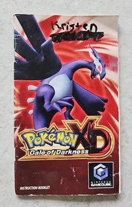 INSTRUCTION MANUAL BOOKLET ONLY! POKEMON XD GALE OF DARKNESS NINTENDO GAMECUBE! - Picture 1 of 2