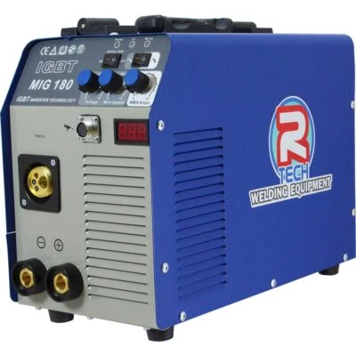 MIG Welder & MMA Welder - 180AMP Inverter 240V, R-Tech MIG180 MIG Welder - Image 1 of 3