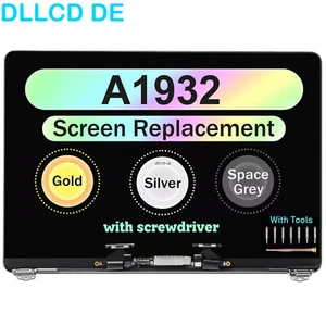 For Apple MacBook Air A1932 2018 EMC3184 LCD Screen Display Replacement Assembly - Afbeelding 1 van 9