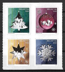 Schweiz Mi.Nr. 2974-2977** (2024) postfrisch (selbstklebend)/Weihnachten - Bild 1 von 1