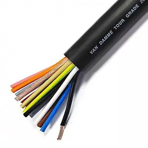 Van Damme Black Series Tour Grade Speaker Cable. Touring Multicore Wire 18 Core - Picture 1 of 2