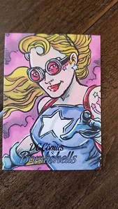 2017 SDCC COMIC CON EXCLUSIVE PROMO CARD CRYPTOZOIC DC BOMBSHELLS STARGIRL # P8  - Picture 1 of 1