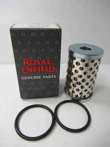 OIL FILTER w O RING KIT ROYAL ENFIELD CLASSIC BULLET 350 Continental GT 535 650 - Picture 1 of 9
