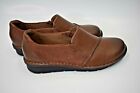 Collection by Claks Soft Cushion Brown Leather Slip On Shoes Womens 8