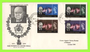 British Antarctic Territory 1966 Churchill First Day Cover, Deception Island - Picture 1 of 1