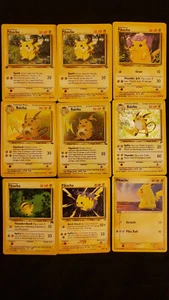 KONVOLUT TOP ZUSTAND HOLO RAICHU Fossil/Base Set 2 mit PROMO PIKACHU, etc - Bild 1 von 7