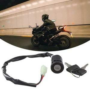Electric Moped Motorcycle Ignition Key Switch for 28mm Push-In Fitting - Picture 1 of 15