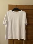Lululemon Women's Relaxed Fit Organic Cotton Tee in White Size 10