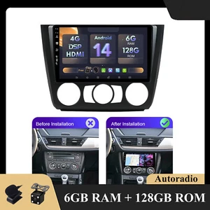 Android 14 para BMW 1-Series E88 E82 E81 Navegación Wifi reproductor de FM coche - Imagen 1 de 17