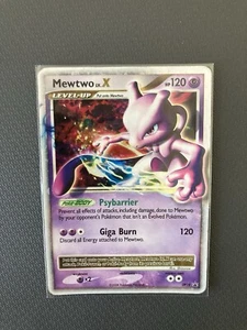 Carta Pokemon Mewtwo Lv. X Holo Black Star Promo DP28 LP Eng - Foto 1 di 10
