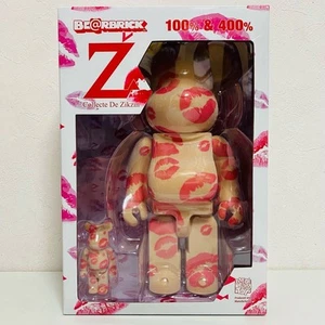BEARBRICK 100 400 Collecte De Zikzin YOU KISSED MY HEART Medicom Toy - Picture 1 of 5