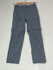 REI Co-op Youth Sahara Convertible Hiking Outdoor Pants Gray Size 8 Small Kids - Picture 1 of 10