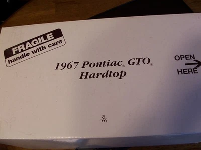 Pontiac GTO 1967 1/24 diecast Danbury como nuevo techo rígido nuevo Foto 1 de 4