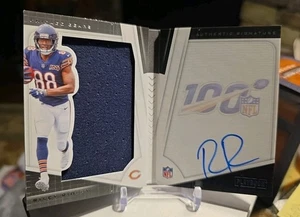 Folleto Panini Playbook Riley Ridley 2019 en tarjeta autógrafo #'d 121/225 - Imagen 1 de 5