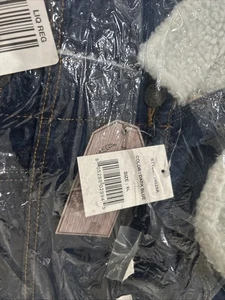 Victory Outfitters Men's Sherpa Lined Washed Denim Jacket Size XL nwt new - Picture 1 of 4