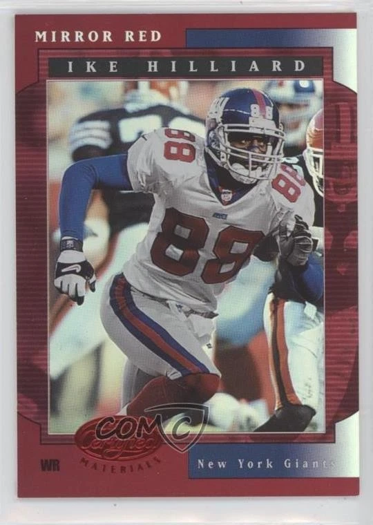 2001 Leaf Certified Materials Mirror Red /75 Ike Hilliard #36 - Image 1 of 2