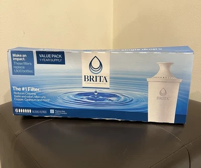 Brita Replacement Water Filters for Brita Water Pitchers and Dispensers 5 Count - Image 1 of 4