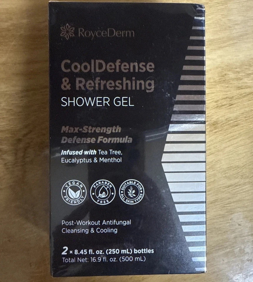 RoyceDerm CoolDefense und erfrischendes Duschgel Doppelpack - Brandneu im Karton - Bild 1 von 1