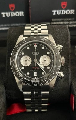 2025 TUDOR Black Bay Chronograph Jubilee Steel Panda Black Watch M79360n-0013 - Image 1 of 4