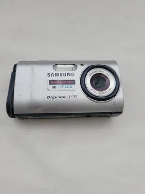Samsung Digital Camera Digimax A503 5.0MP - UNTESTED FAULTY SPARES REPAIR - Image 1 of 4