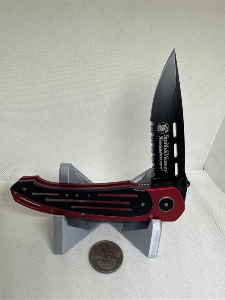 Smith и Wesson карманный нож национальной безопасности папка (первый производственный запуск) - Изображение 1 из 4