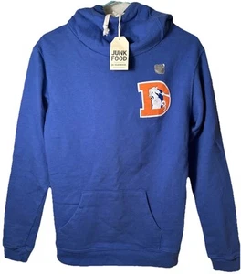 Denver Broncos Junk Food NFL Football Retro Hoodie Kapuzenpullover Neu mit Etikett S - Bild 1 von 11