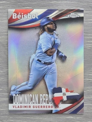 VLADIMIR GUERRERO JR BEISBOL 2021 TOPPS CHROME BLUE JAYS - Image 1 of 2