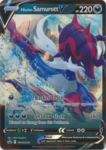 Holo Hisuian Samurott V SWSH239 Promo SWSH: Sword & Shield Promo Cards - Picture 1 of 1