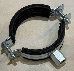 Walraven 2S Two Piece Pipe Clip/Pipe Clamp - 53-61mm - Lined - D1TD4 - Picture 1 of 4