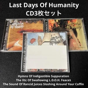 Last Days Of Humanity Grindcore 3 Cd Set Extreme Metal Brutal Death Audio Music - Picture 1 of 16