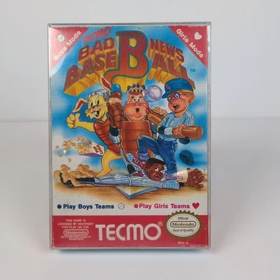 Bad News Baseball (Nintendo NES) Tecmo COMPLETO EN CAJA CIB PROBADO AUTÉNTICO Foto 1 de 4