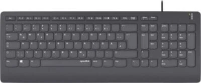 Speedlink HI-GENIC Antibacterial Keyboard - DE Layout Schwarz - Bild 1 von 2