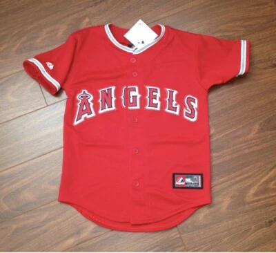 Camiseta Albert Pujols Los Angeles Angels Majestic Youth grande nova com etiquetas - Imagem 1 de 4