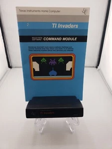 Cartucho de juego Texas Instruments TI Invaders y manual PHM 3053 - Probado - Imagen 1 de 9