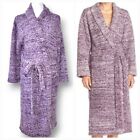 Barefoot Dreams Women's CozyChic® Heathered Robe robe Plum/Lavender SZ  1= SMALL