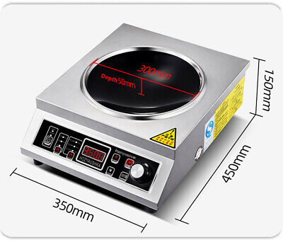 Concave Induction Cooker Household Commercial Kitchen Electric Wok Burner Stove • 227$