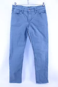 Roebuck & Co. Skinny Blue Stretch Denim Jeans Mens 32x34 Sea Blue/Green - Picture 1 of 7