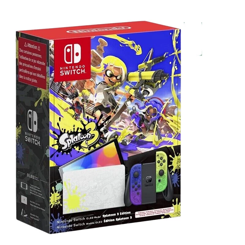 Nintendo Switch (OLED Model) HEG-001 Edizione Speciale Splatoon 3 - 64GB - Nero/Blu/Giallo