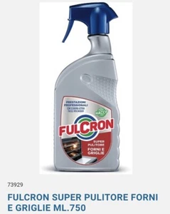 5 Flaconi Fulcron Super Pulitore 750ml Per Forni E Griglie Professionale - Foto 1 di 2