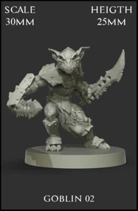 Goblin Warrior 02 | 28mm | Yedharo Models | for D&D or other table top games - Picture 1 of 2