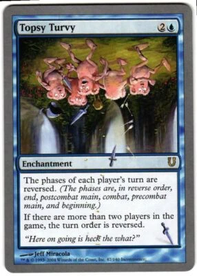 2004 Unhinged Topsy Turvy Funny/Uncommon #47 - Image 1 of 2