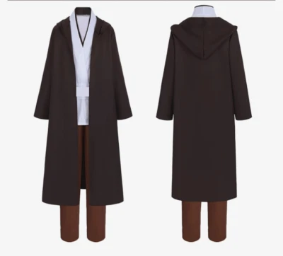 Star Wars Jedi Costume Adult Size XL | Tunic Pants Cloak Cosplay Obi-Wan Kenobi - Image 1 of 4
