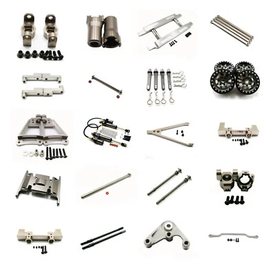 Aluminum Alloy Metal Upgrade DIY Parts Titanium Fits 1/10 HPI Venture FJ RC Car - Image 1 of 4